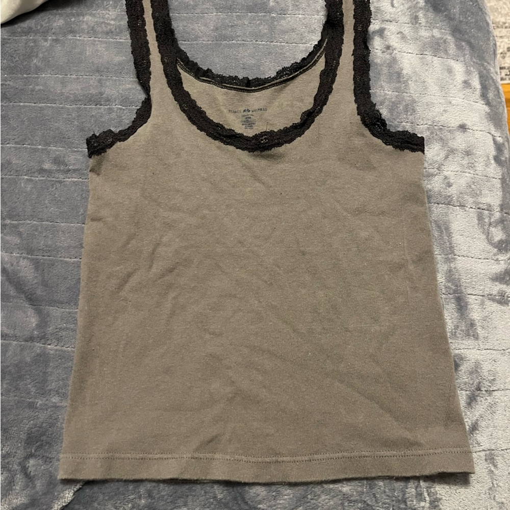 Gray Tank Top- Brandy Melville